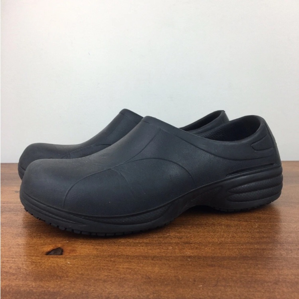 TredSafe Slip Resistant Clogs Shoes Black Unisex Men's 6 Women's 7W Vented.